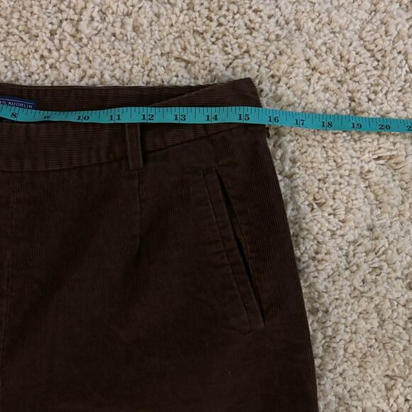 J.McLaughlin Brown Corduroy Straight Leg Pull On Pants Size 10 - Picture 6 of 8